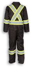 Am image of a Custom Big K Indura FR Coverall in Black!