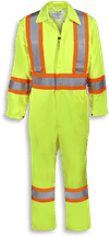 Am image of a Custom Big K Indura FR Coverall in Lime!