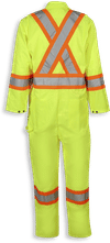 Am image of a Custom Big K Indura FR Coverall in Lime!