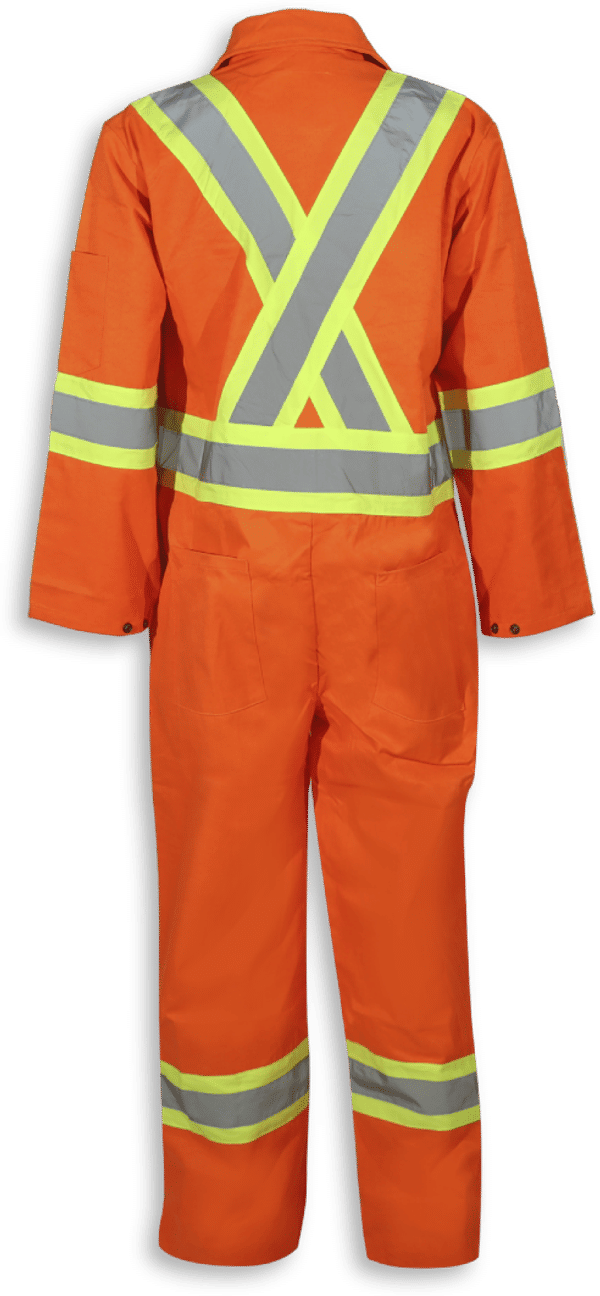 Am image of a Custom Big K Indura FR Coverall in Orange!