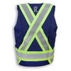 An image of a Custom Big K Indura Ultrasoft Supervisor Safety Vest in Navy!