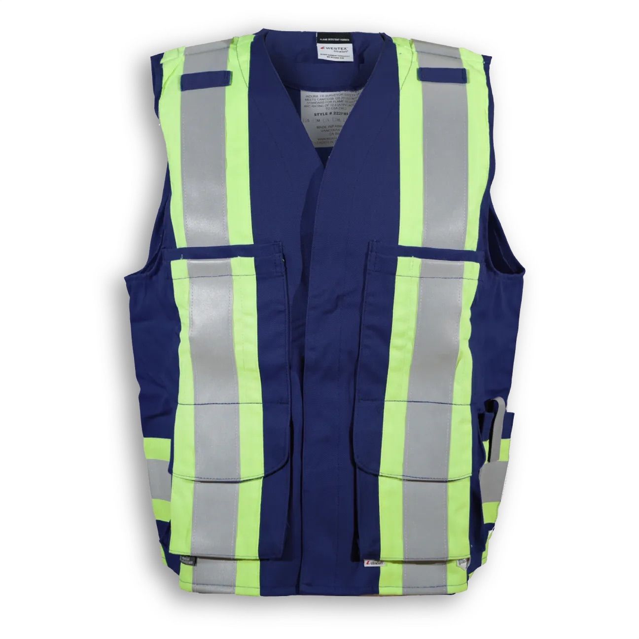 Big K Indura Ultrasoft Supervisor Safety Vest in Navy