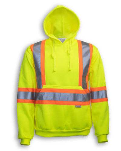 Am image of a Custom Big K Lime Green 100 Percent Polyester Hoodie in Lime Green!