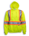 Am image of a Custom Big K Lime Green 100 Percent Polyester Hoodie in Lime Green!