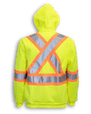 Am image of a Custom Big K Lime Green 100 Percent Polyester Hoodie in Lime Green!