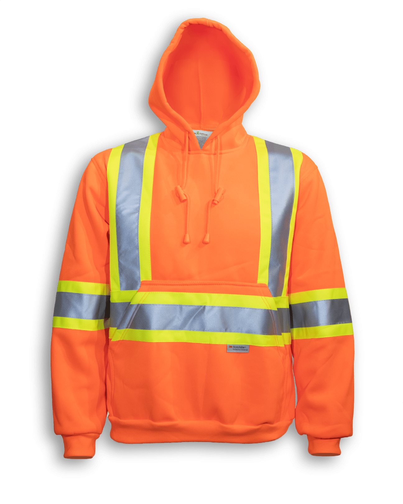 Big K Orange 100 Percent Polyester Hoodie in Orange