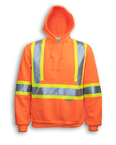 Am image of a Custom Big K Orange 100 Percent Polyester Hoodie in Orange!