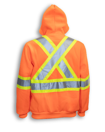 Am image of a Custom Big K Orange 100 Percent Polyester Hoodie in Orange!