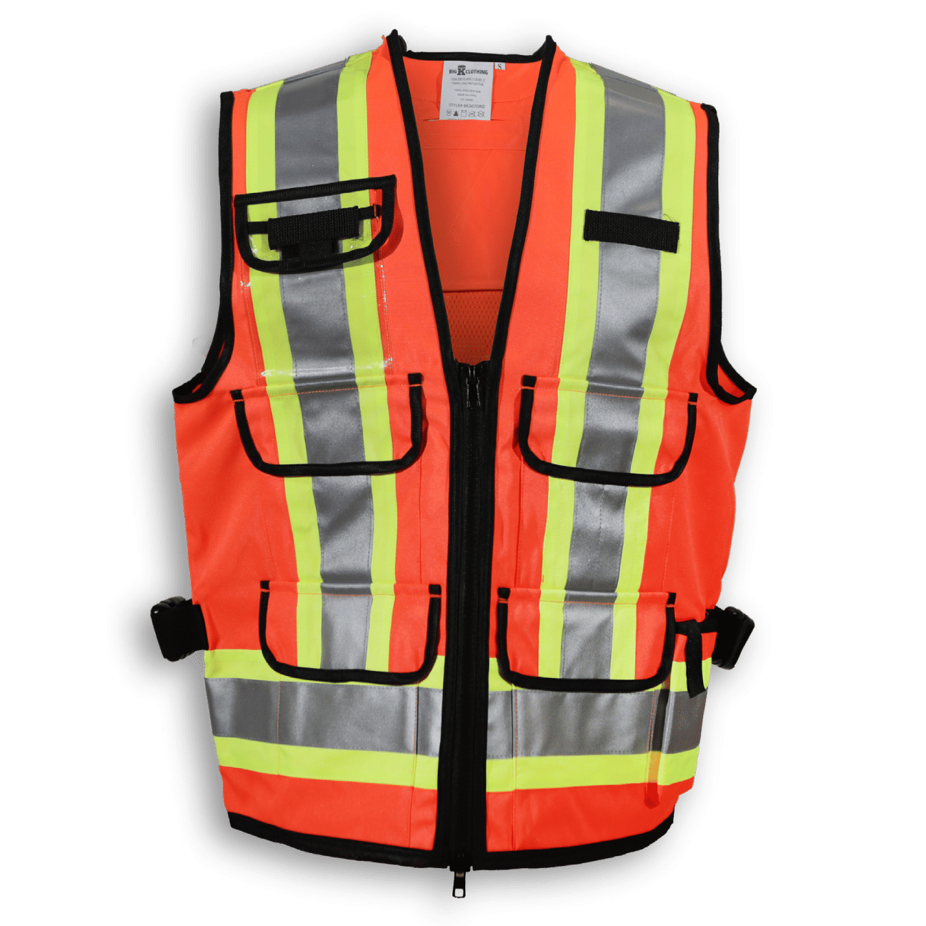 Big K Polyester Supervisor Vest with Mesh Option in Orange