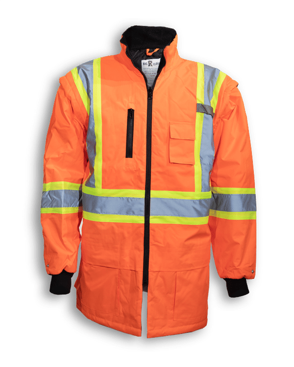 An image of a Custom Big K Polyester Waterproof Rain Jacket!
