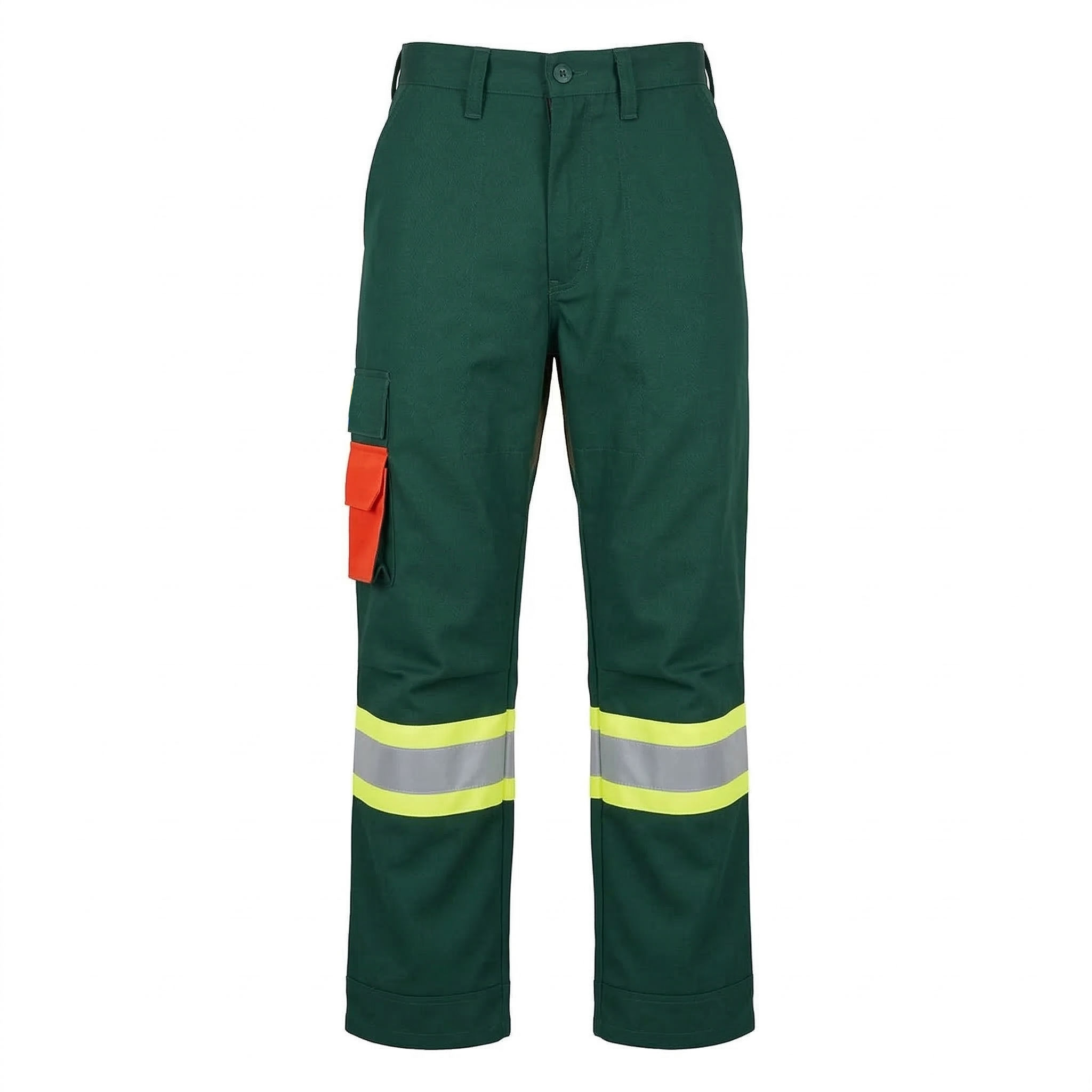 Big K Poly Cotton Safety Chap in Forest Green