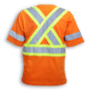 Am image of a Custom Big K Poly Wicking T Shirt in Orange!