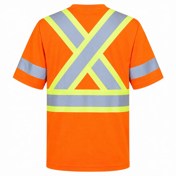 An image of a Custom Big K Poly Wicking T Shirt in Orange!