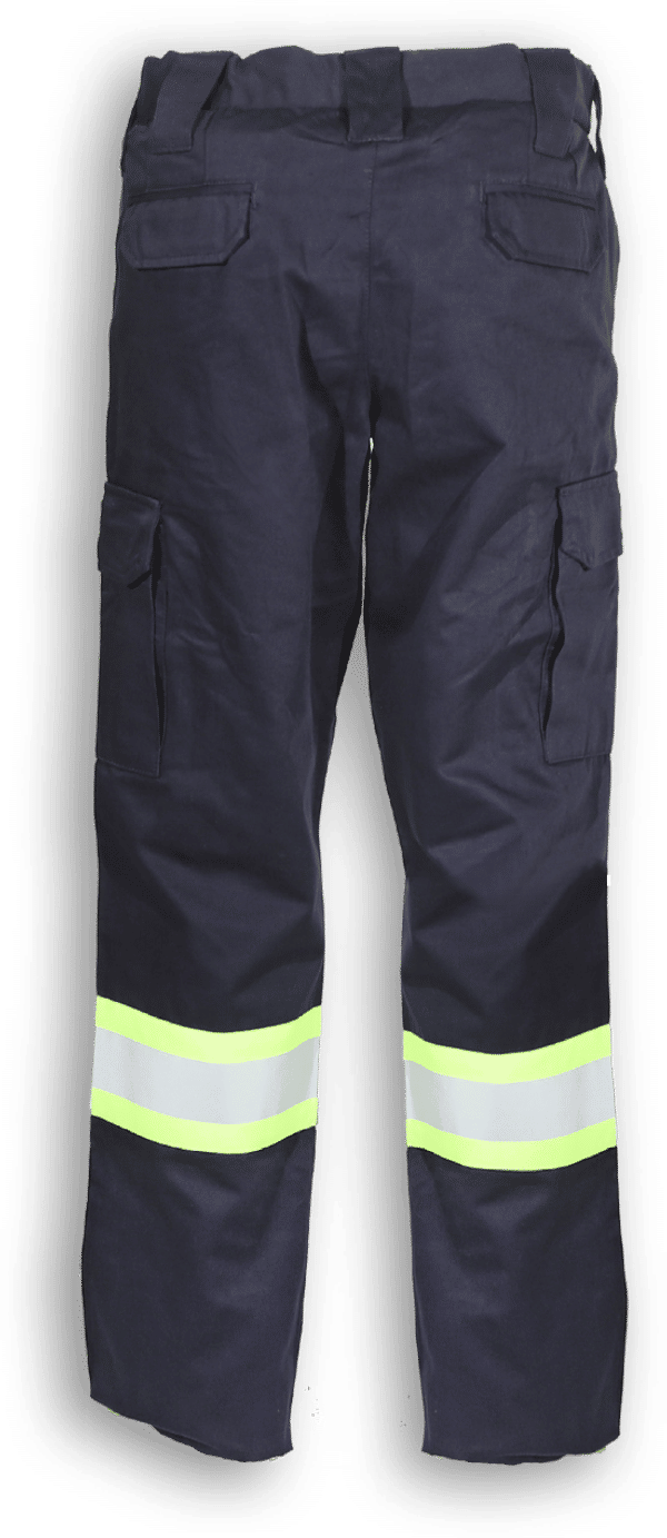 An image of a Custom Big K Uniform Polyester Cotton Cargo Pant in Navy!