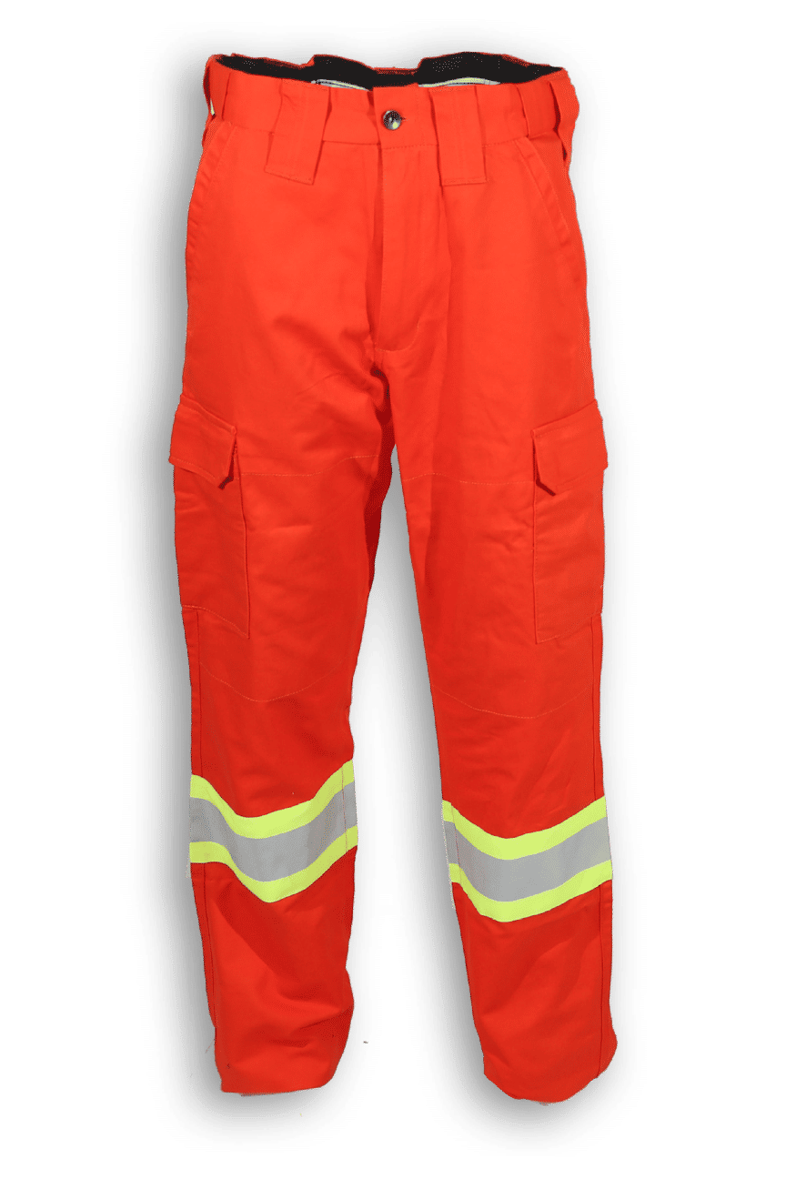 Big K Uniform Polyester Cotton Cargo Pant in Orange