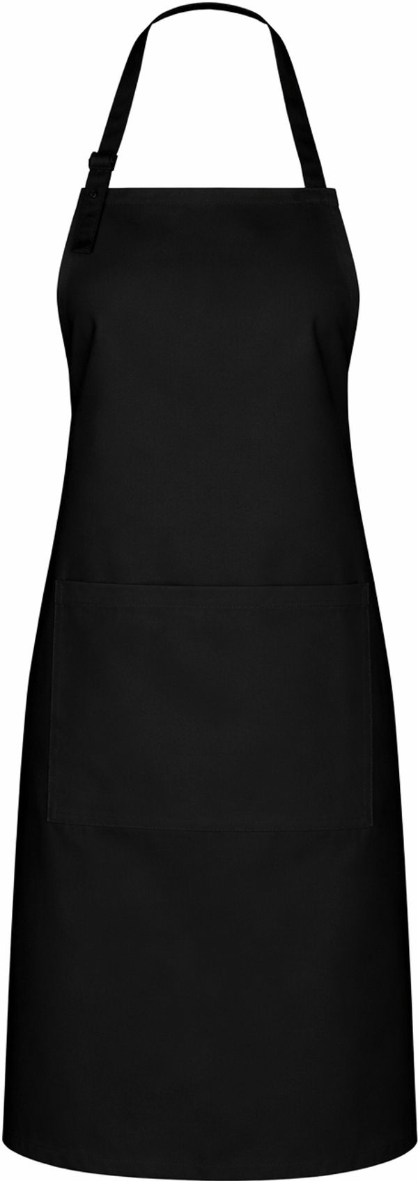 An image of a Custom Biz Collection Bib Apron in Black!
