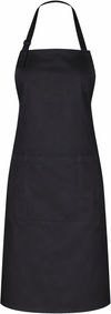 An image of a Custom Biz Collection Bib Apron in Charcoal!
