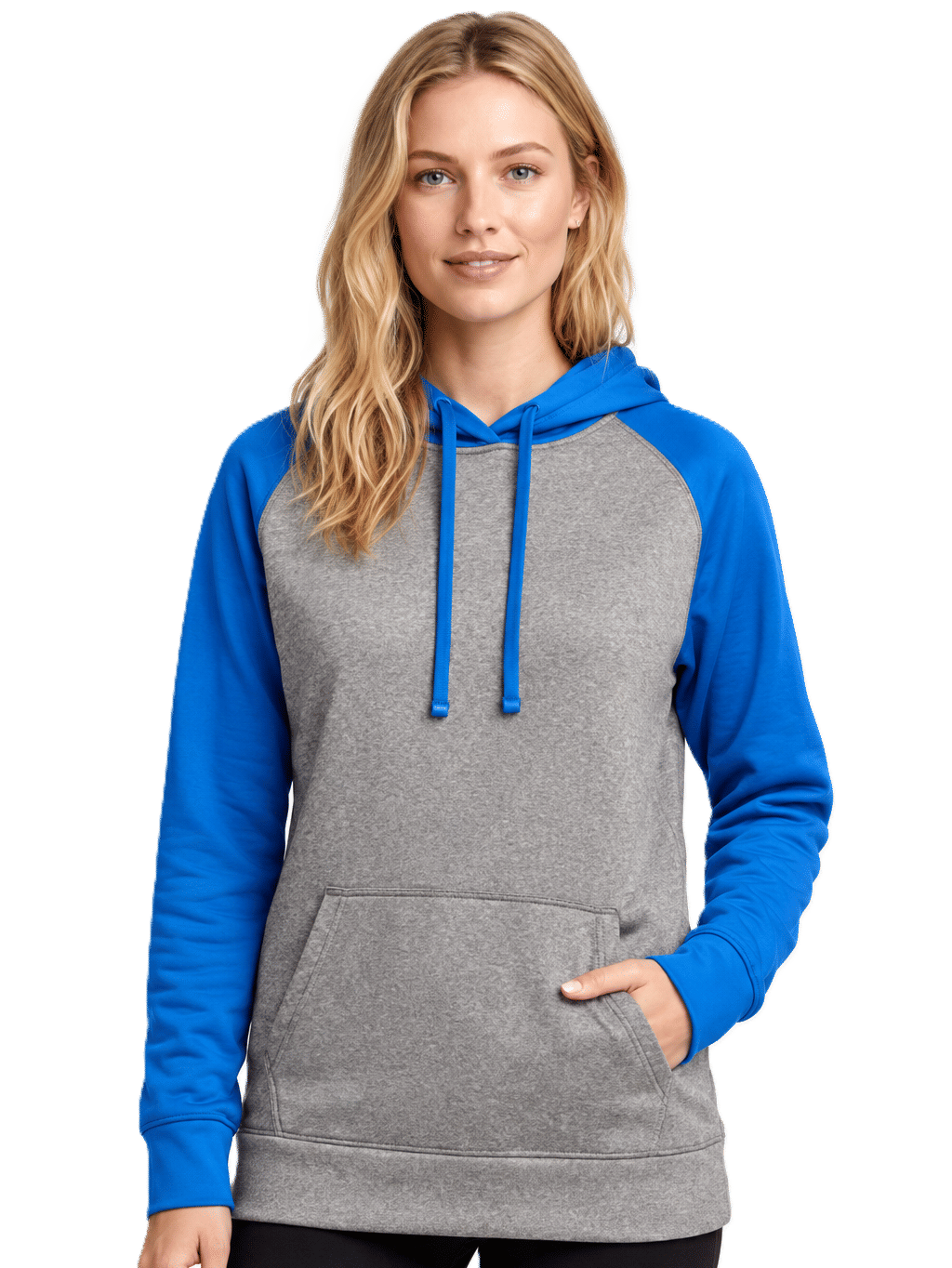 Biz Collection Hype Ladies Two Tone Hoodie