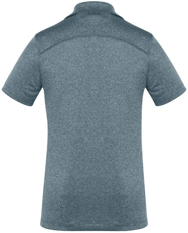Am image of a Custom Biz Collection Ladies Aero Polo in Charcoal!