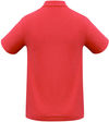 Am image of a Custom Biz Collection Mens Crew Short Sleeve Polo in Red!