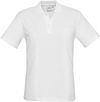 Am image of a Custom Biz Collection Mens Crew Short Sleeve Polo in White!