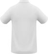 Am image of a Custom Biz Collection Mens Crew Short Sleeve Polo in White!
