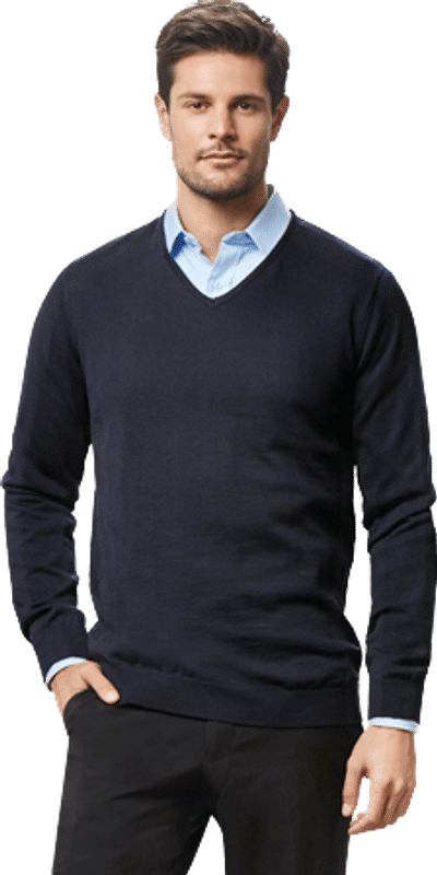 An image of a Custom Biz Collection Mens Milano Pullover!