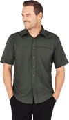 An image of a Custom Biz Collection Mens Plain Oasis Short Sleeve Shirt!