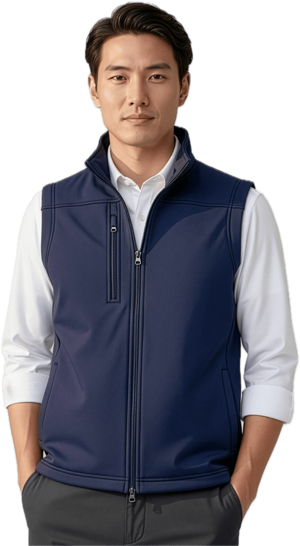 An image of a Custom Biz Collection Mens Soft Shell Vest!