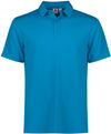 Am image of a Custom Biz Collection Mens Winston Polo in Cyan!