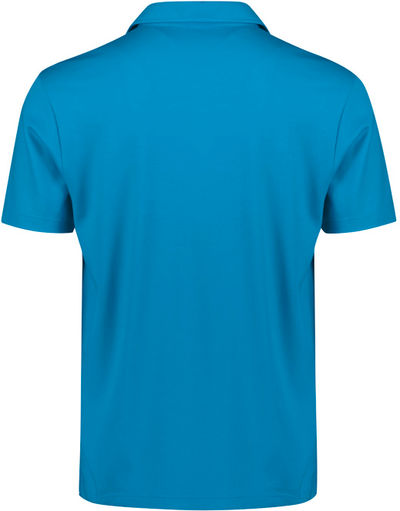 Am image of a Custom Biz Collection Mens Winston Polo in Cyan!
