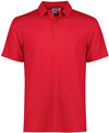 Am image of a Custom Biz Collection Mens Winston Polo in Red!