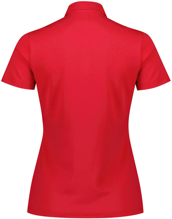 Am image of a Custom Biz Collection Womens Winston Polo in Red!