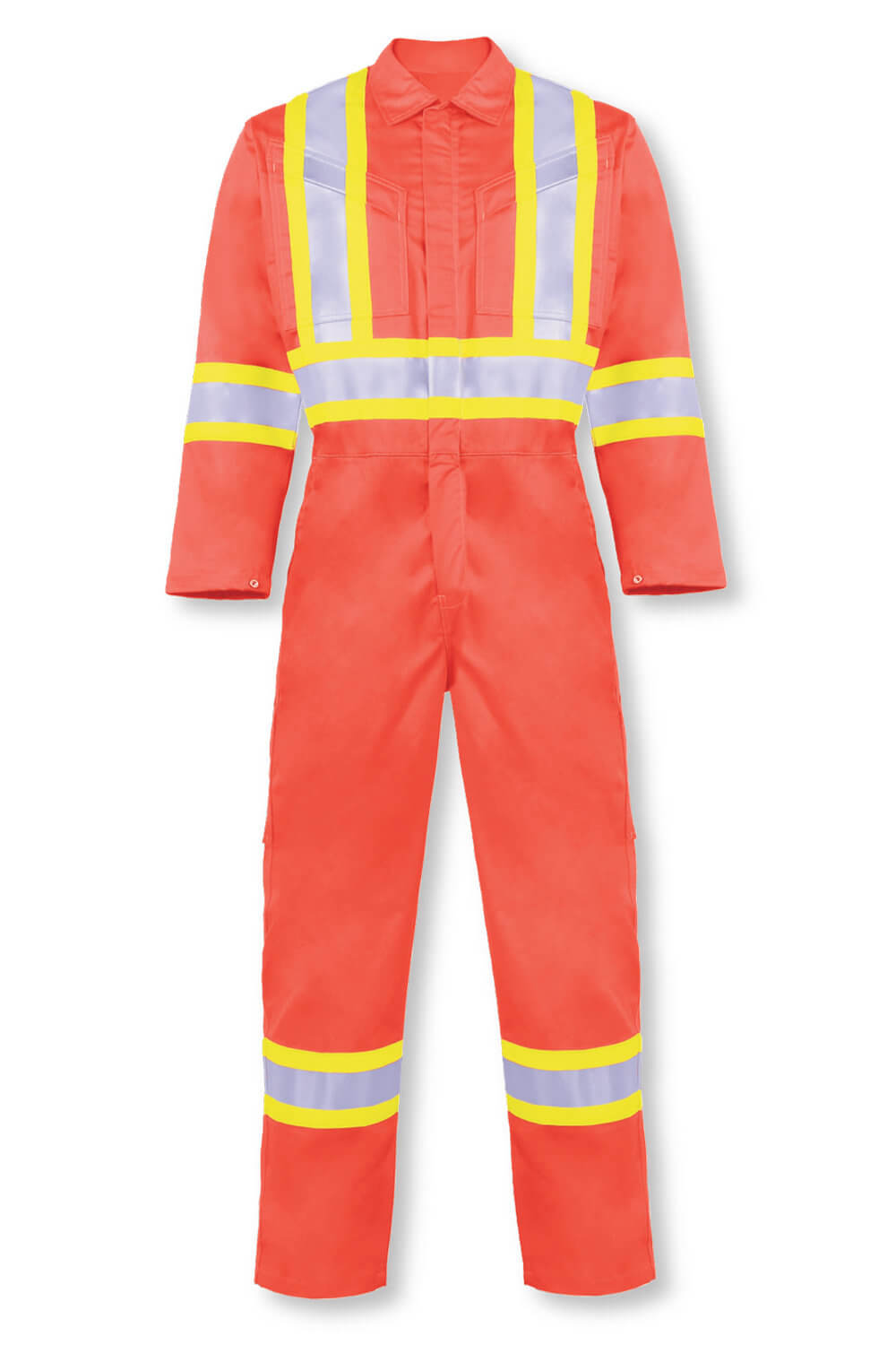 Big K 100 Cotton Fire Retardant Coverall in Orange