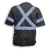 Am image of a Custom Big K 100 Percent Soft Polyester Traffic Safety TShirt in Black!