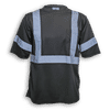 Am image of a Custom Big K 100 Percent Soft Polyester Traffic Safety TShirt in Black!