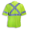An image of a Custom Big K 100 Percent Soft Polyester Traffic Safety TShirt in Lime!