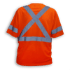 Am image of a Custom Big K 100 Percent Soft Polyester Traffic Safety TShirt in Orange!