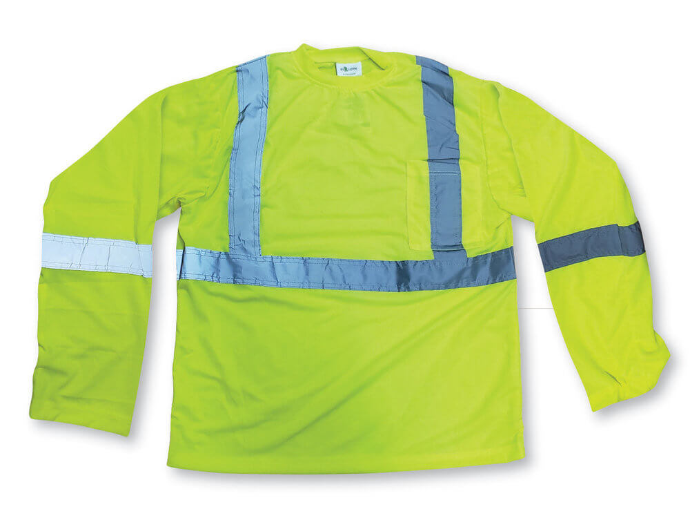 Custom Big K 100 Percent Soft Polyester Traffic Safety Long Sleeve