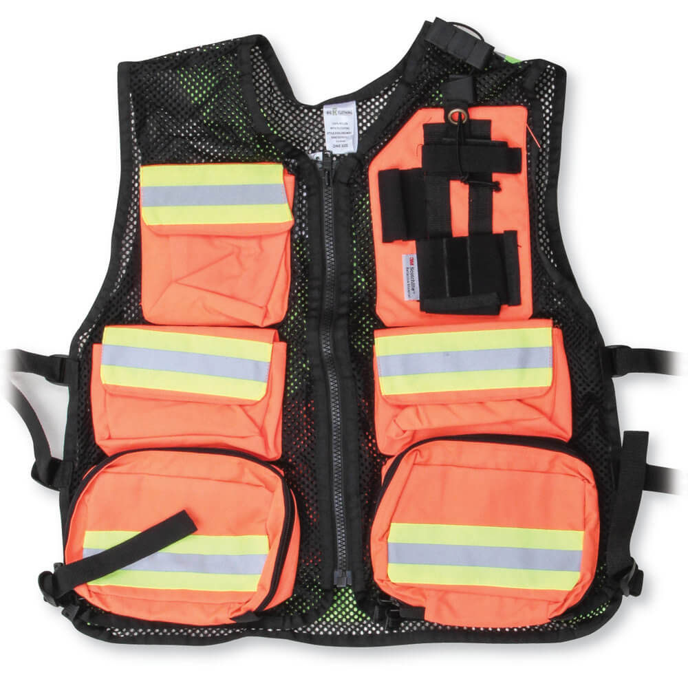 Big K Mesh First Aid Safety Vest in Orange