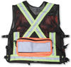 Am image of a Custom Big K Mesh First Aid Safety Vest in Orange!
