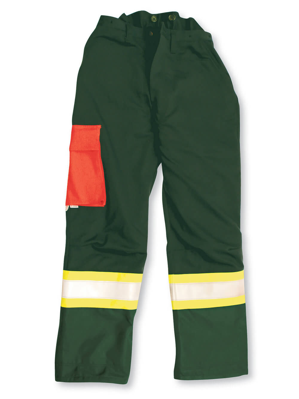 Big K 4100 Threshold Faller Safety Pant in Forest Green