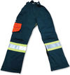 Am image of a Custom Big K Poly Cotton Safety Chap in Forest Green!