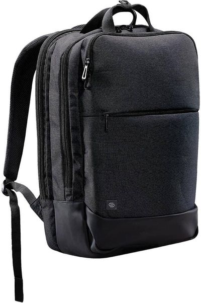 Am image of a Custom Stormtech Yaletown Commuter Pack in Black!