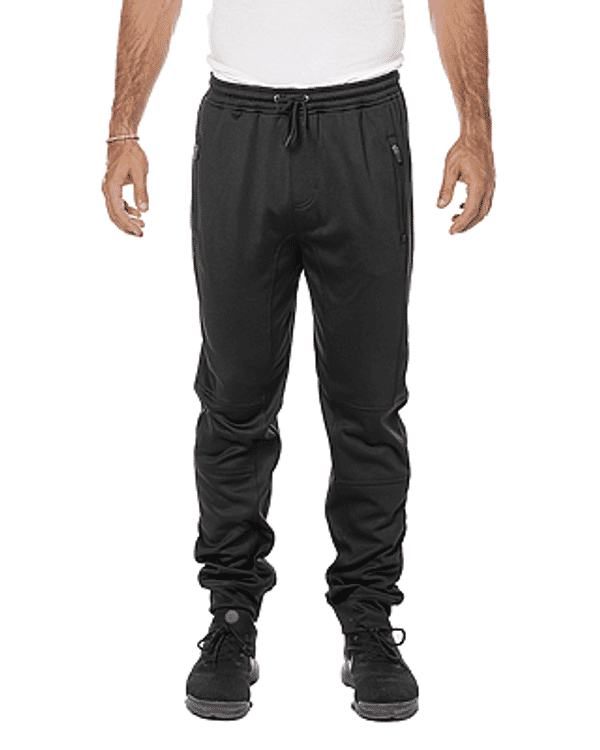 Am image of a Custom Burnside Unisex Performance Fleece Jogger in Black!