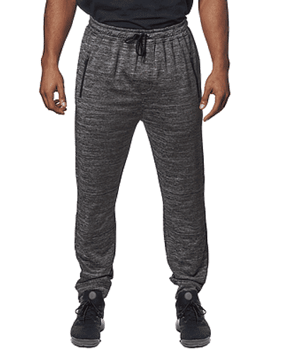 Am image of a Custom Burnside Unisex Performance Fleece Jogger in Heather Charcoal!