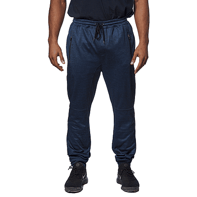 Burnside Unisex Performance Fleece Jogger in Heather Navy