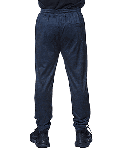 Am image of a Custom Burnside Unisex Performance Fleece Jogger in Heather Navy!