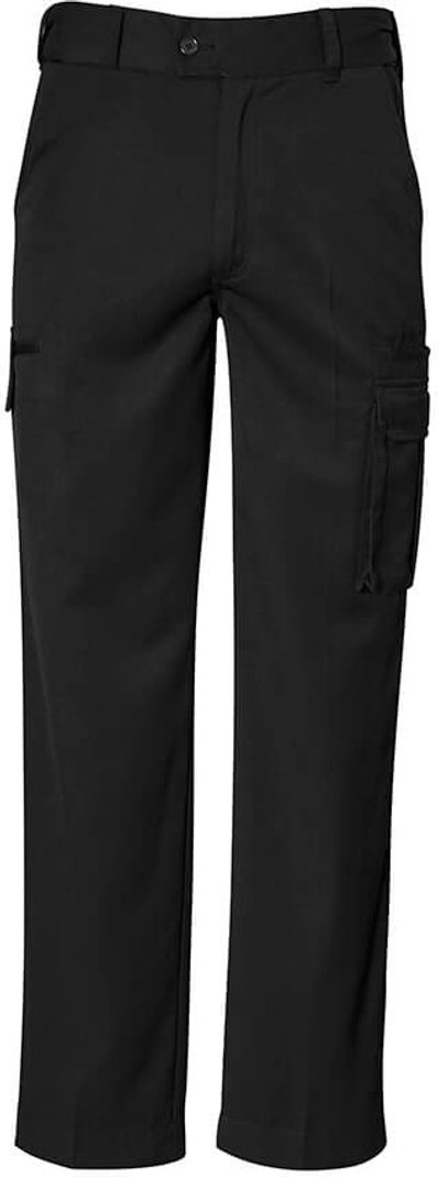 Am image of a Custom Biz Collection Mens Detroit Cargo Pant in Black!