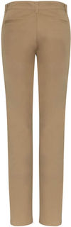 Am image of a Custom Biz Collection Ladies Lawson Chino Pant in Dark Stone!